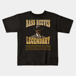 Bass Reeves Legendary Kids T-Shirt